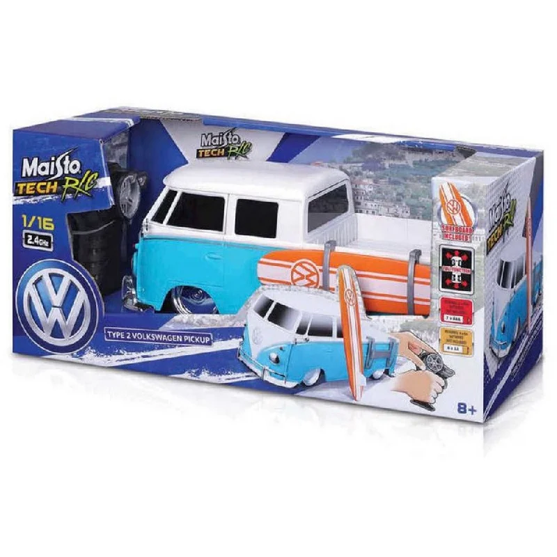 Car tuning for enhanced performance​ R/C Volkswagen Pickup with Surfboard Radio Control Car toy