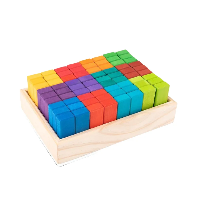 Wooden play skateboards for extreme sports play​ Prism Play Basswood Building Slats Set - 72 pcs