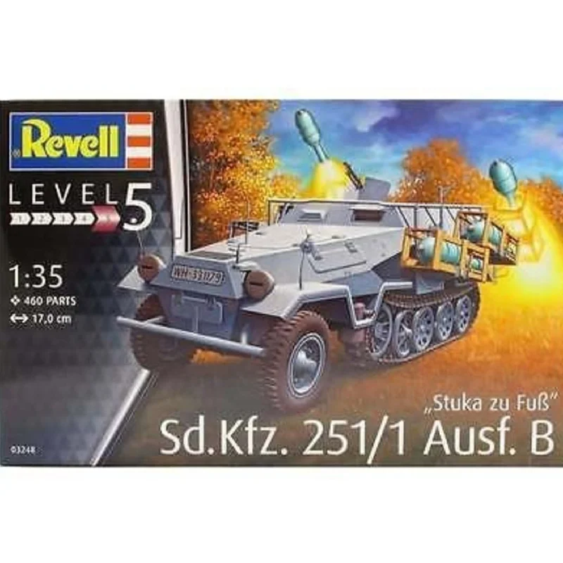 Villain - hideout model toys for role - playing as the bad guys​ Revell of Germany 1/32 Scale Sd.Kfz. 251/1 Ausf.B Model Tank
