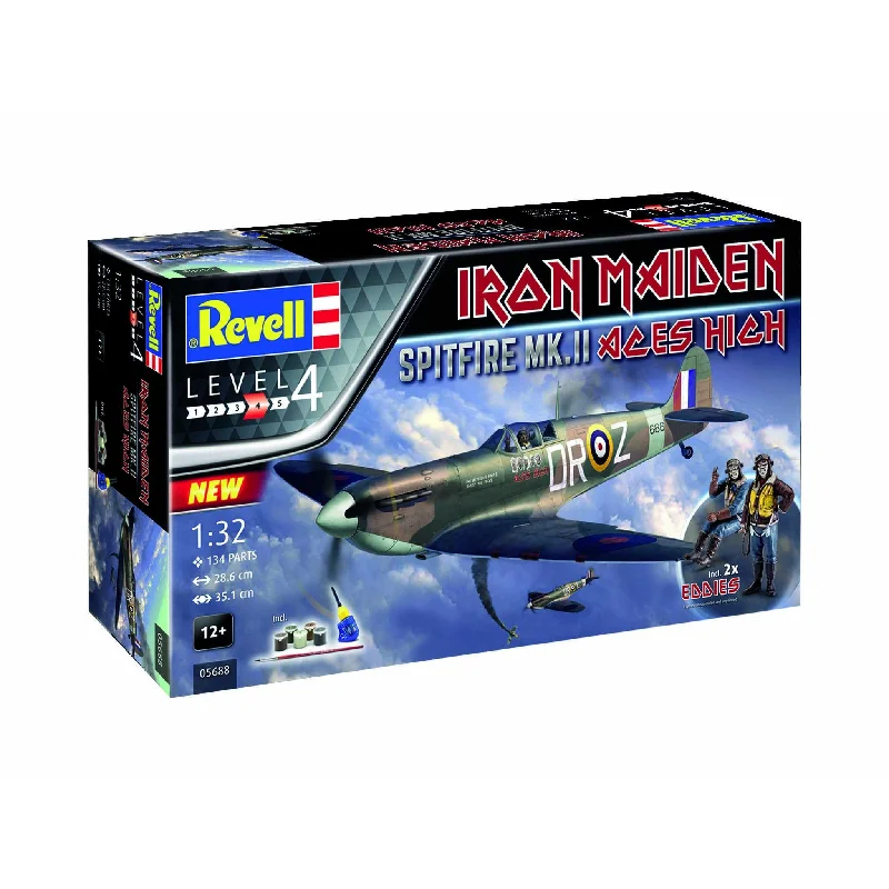 Muscle car model toys for automotive - performance fans​ Revell of Germany 1/32 Scale Spitfire Mk.II Aces High