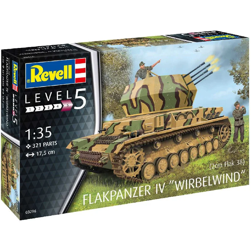 Zoo model toys with various animal enclosures​ Revell of Germany 1/35 Scale Flakpanzer IV Wirbelwind