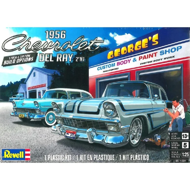 Compact cars suitable for city driving and parking​ Revell 14504 1/25 1956 Chevy Del Ray Plastic Model Kit