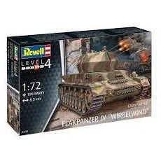 Desert - oasis model toys for geographical exploration​ Revell of Germany 1/72 Scale AA Tank IV "Wirbelwind"