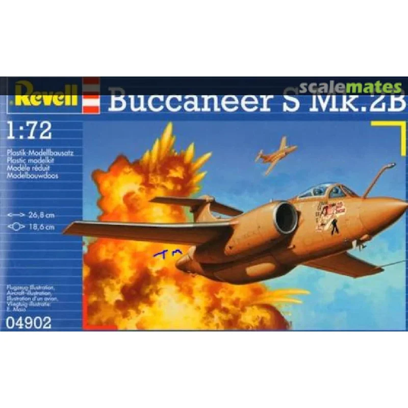 Pet - store model toys for pet - lovers' play​ Revell of Germany 1/72 Scale Buccaneer S Mk.2B