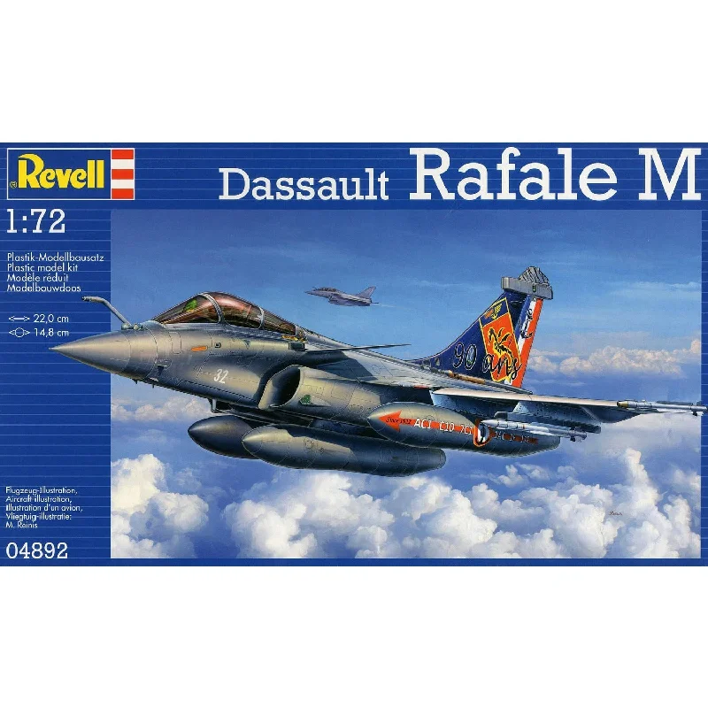 Theater model toys for drama and performance play​ Revell of Germany 1/72 Scale Dassault Rafale M