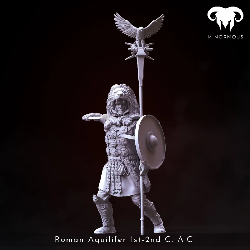 Police station model toys with jail cells and vehicles​ Roman Aquilifer 1st-2nd C. A.C. "The Last Stand" - 75mm - 3D Print