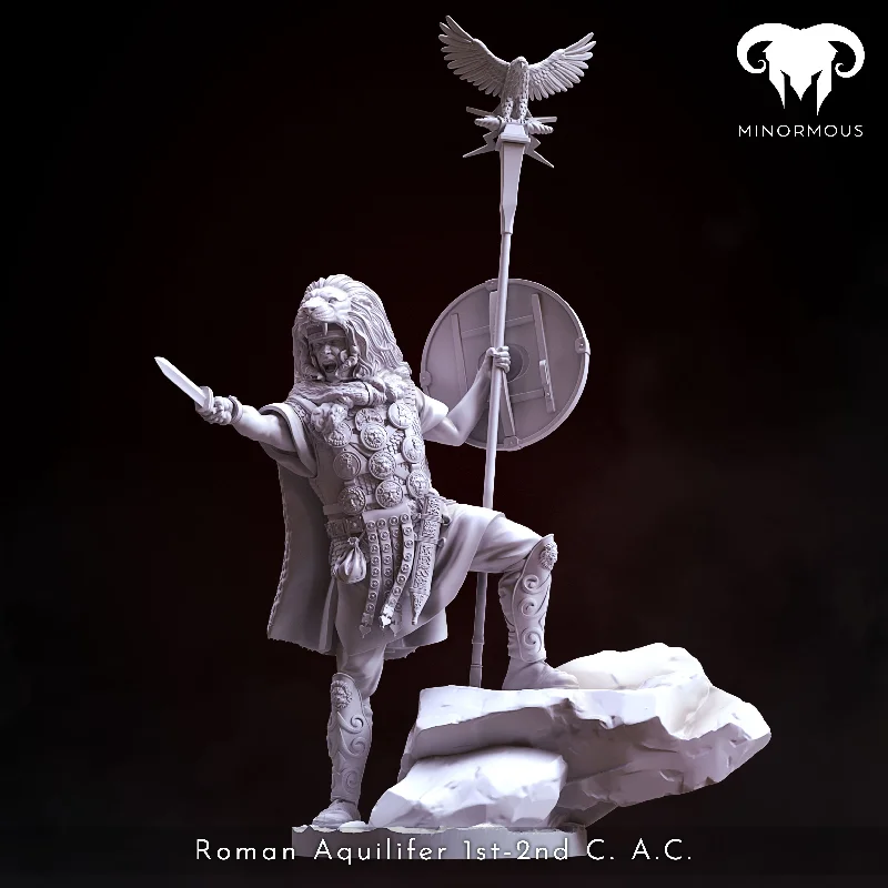 Zoo model toys with various animal enclosures​ Roman Aquilifer 1st-2nd C. A.C. "The Protector" - 90mm - 3D Print