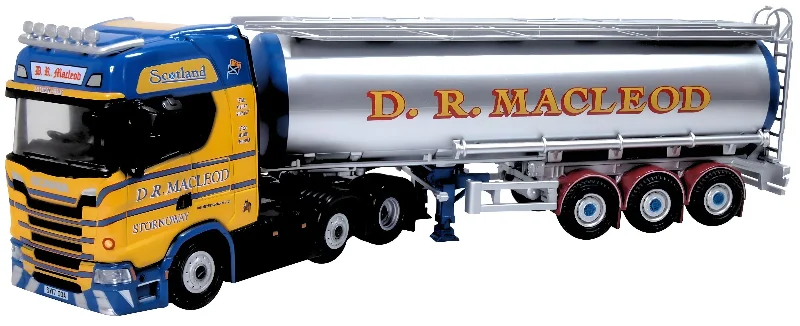 RC cars with high - speed motors for thrill - seeking​ Oxford Diecast D R Macleod Scania New Generation S Cylindrical Tanker 1:76 scale