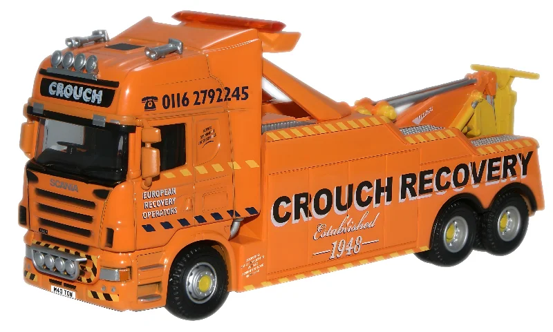 Classic cars for collectors and vintage enthusiasts​ Oxford Diecast Crouch Recovery Scania Topline Recovery Truck - 1:76 Scale