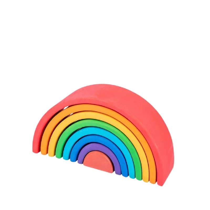 Wooden guitars for pretend musicians​ Prism Play Small Wooden Rainbow - 8pcs