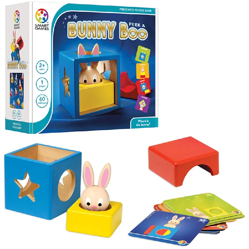 Wooden building blocks for creative construction​ Smart Games Bunny Boo