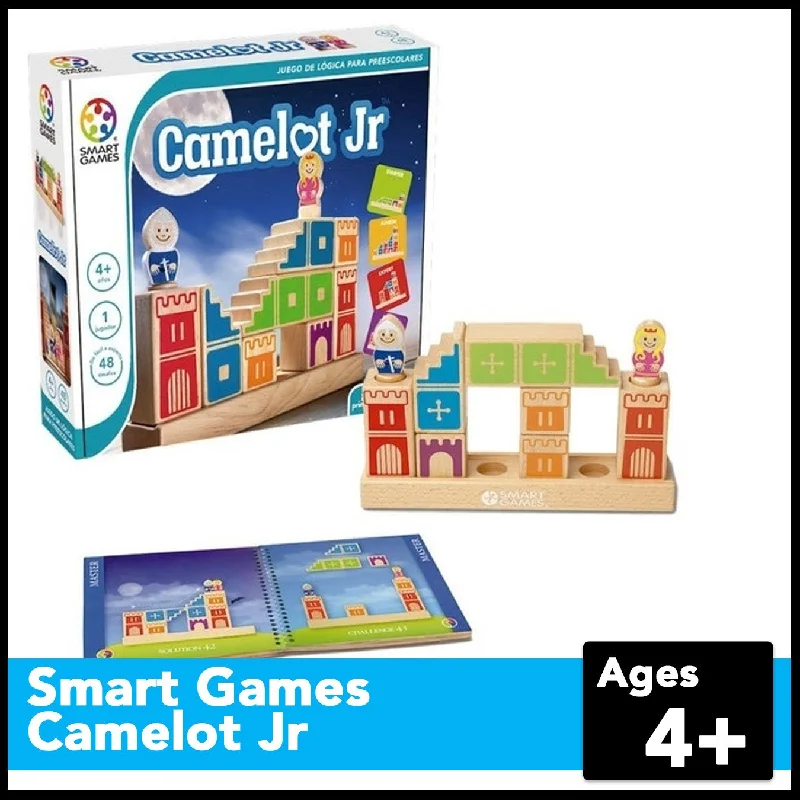 Wooden play castles for royal adventures​ Smart Games Camelot JR. Wooden Puzzle