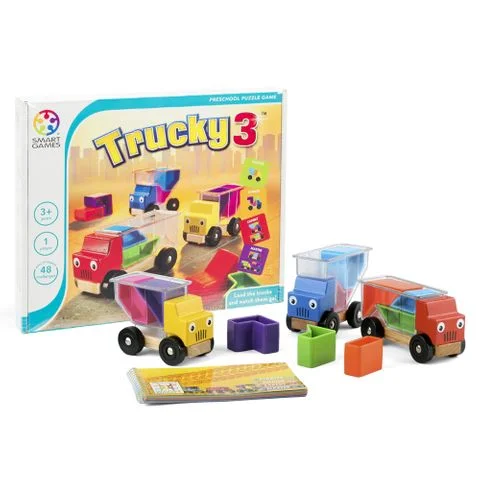 Wooden play bicycles for cycling pretend​ Smart Games Trucky 3