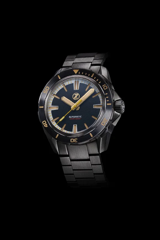 Pet - store model toys for pet - lovers' play​ Swordfish 300m Diver Seiko NH35 Black Sand PVD