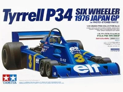 Classic cars for collectors and vintage enthusiasts​ Tamiya 1/20 Tyrell P34 Six Wheeler 1976 Japan Gp