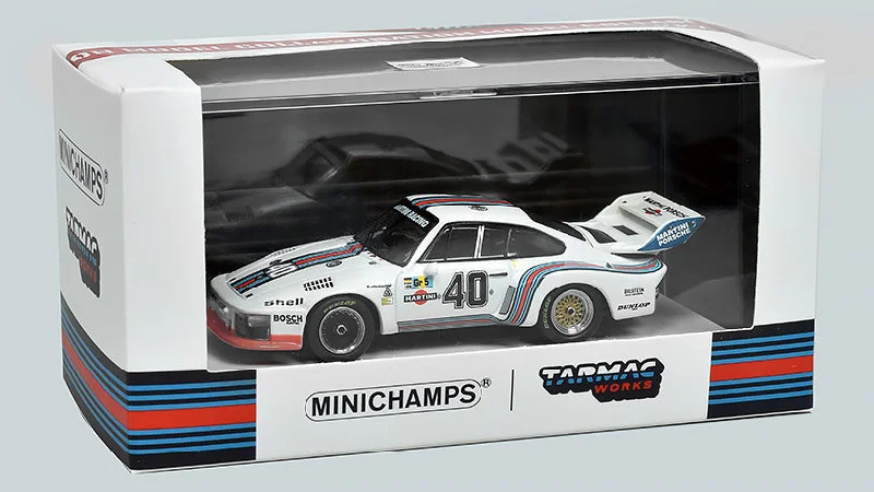 Classic cars for collectors and vintage enthusiasts​ Tarmac 1/64 #40 Porsche 935/76 24h Le Mans 1976