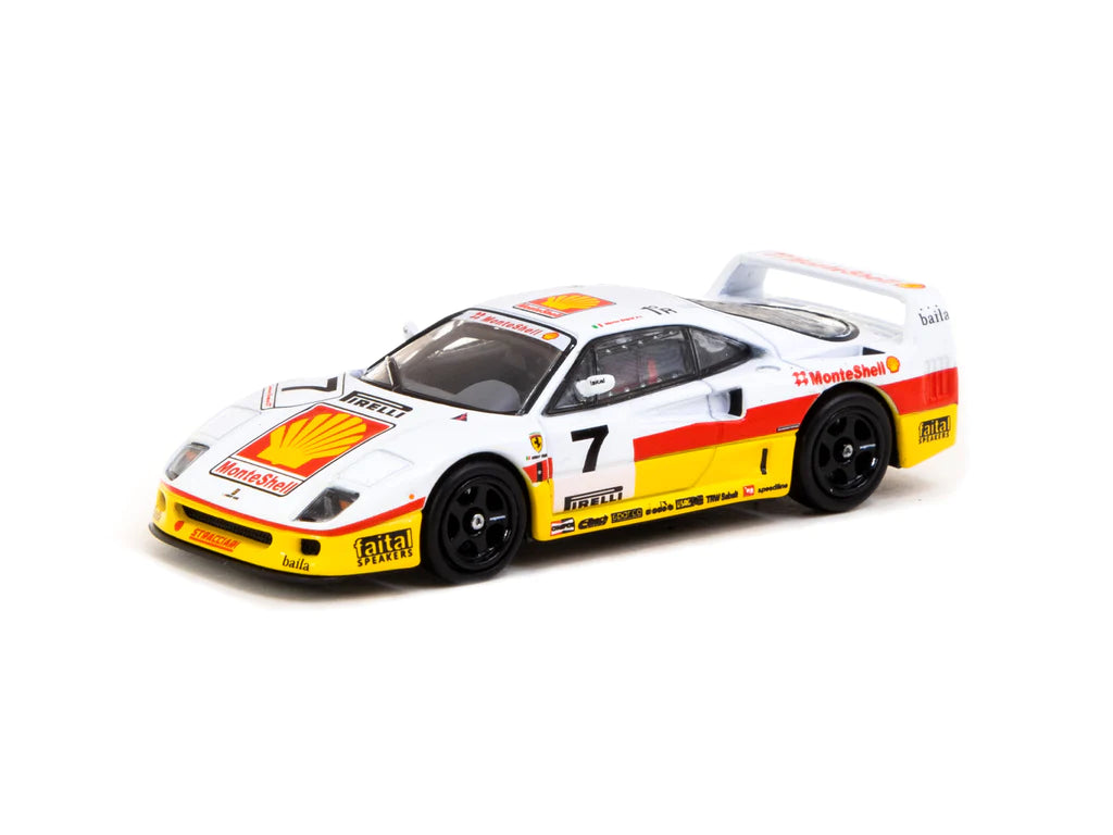 Railroad ties for supporting the tracks​ Tarmac 1/64 Ferrari F40 GT Italian GT Championship 1993 - Marco Brand