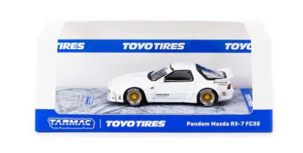 Train locomotives with different power sources​ Tarmac 1/64 Pandem Mazda RX-7 FC3S - White