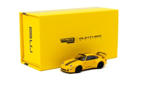 High - speed trains for long - distance travel​ Tarmac 993 Remastered By Gunther Werks - Yellow