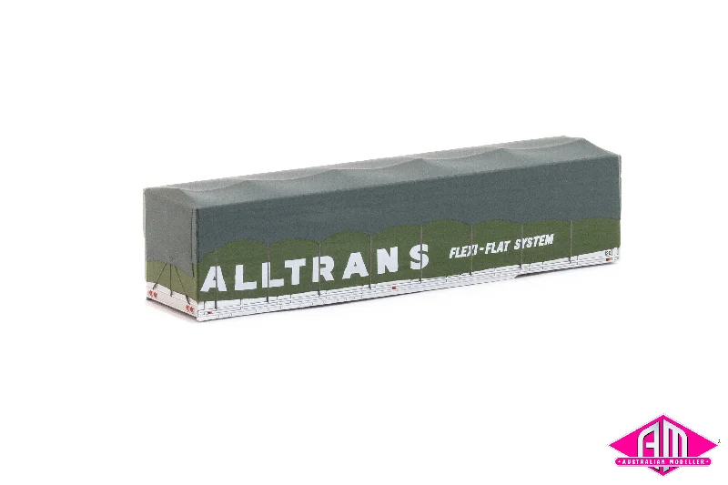 Gothic - style model toys for a spooky atmosphere​ Tarped Trailer Load, Alltrans Flexi-Flat System Tarp BV-4- Twin Pack, TRA-24