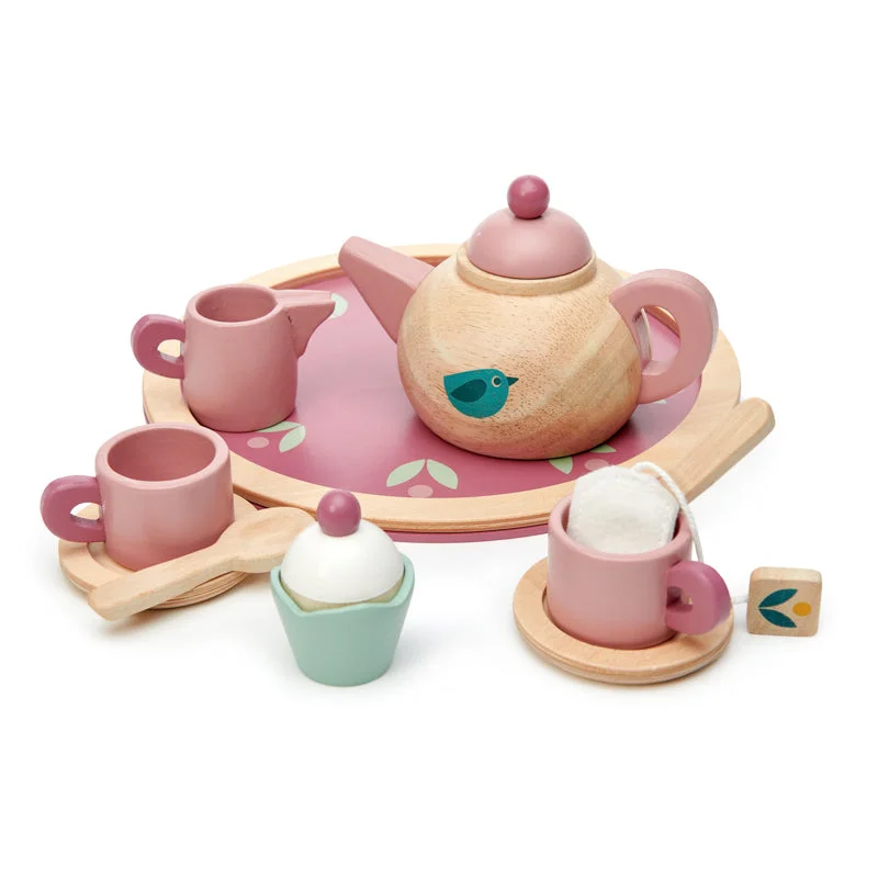 Wooden play fire stations for fire - fighting pretend​ Tender Leaf Birdie Tea Set