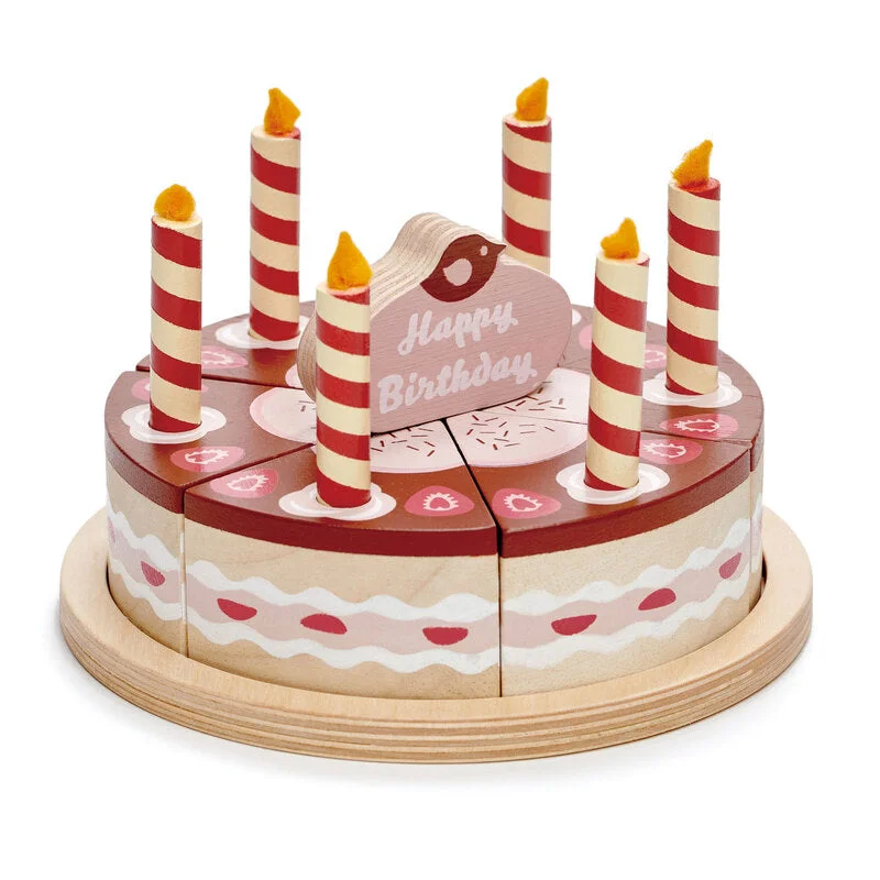 Handmade wooden toys with unique designs​ Tender Leaf Chocolate Birthday Cake