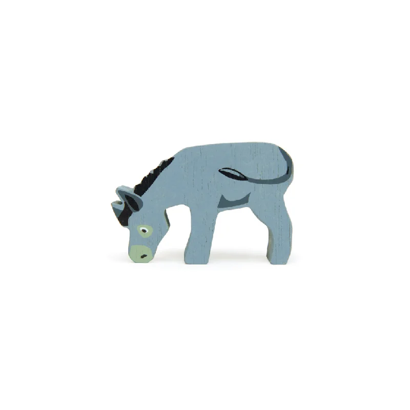 Wooden play libraries for reading pretend​ Tender Leaf Donkey Wooden Animal