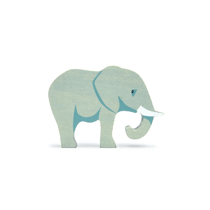 Wooden sorting toys for learning colors and shapes​ Tender Leaf Elephant Wooden Animal