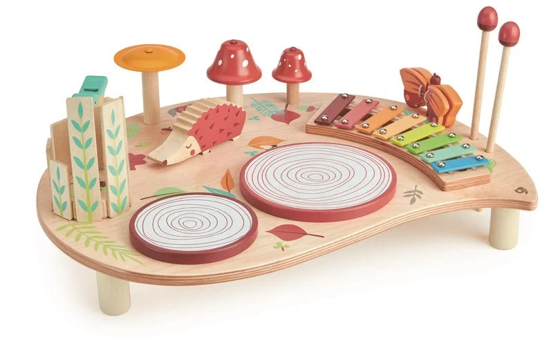 Wooden binoculars for pretend exploration​ Tender Leaf - Forest Musical Table
