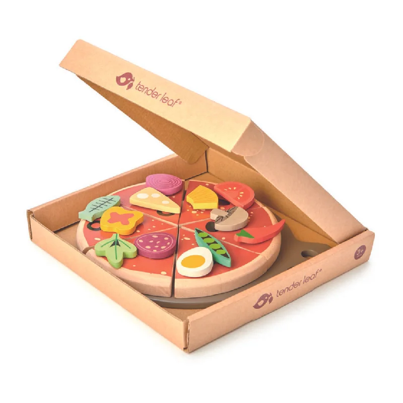 Wooden play museums for cultural exploration​ Tender Leaf Pizza Party
