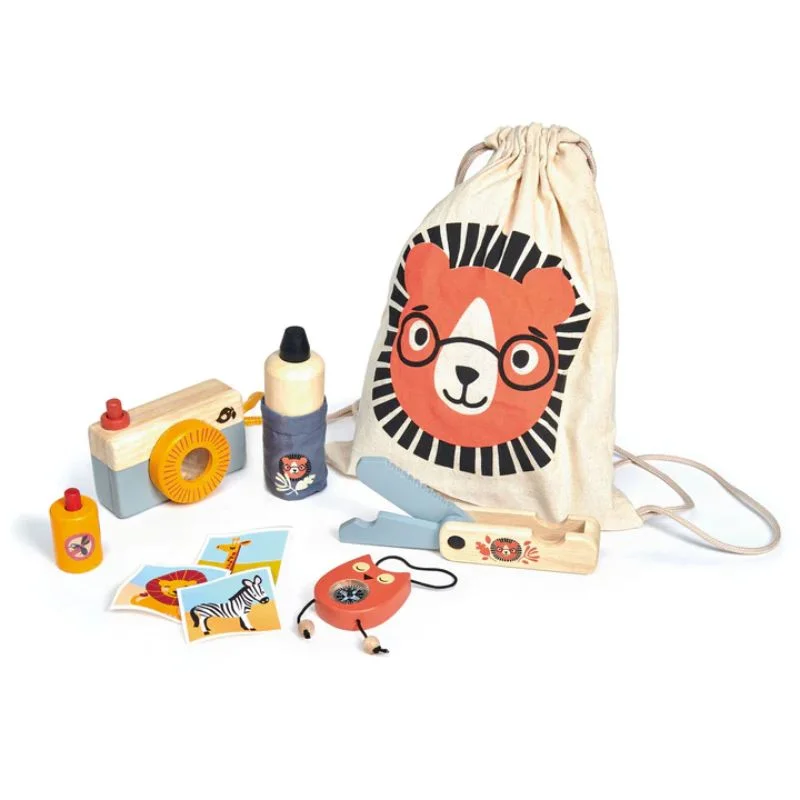Wooden kaleidoscopes for visual exploration​ Safari Adventure Set