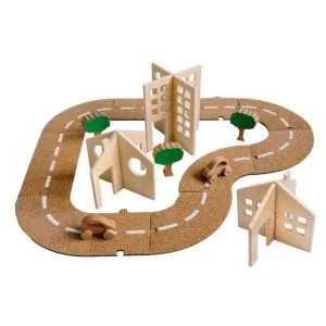 Wooden climbing toys for physical activity​ The Freckled Frog - Getting About Town Activity Set