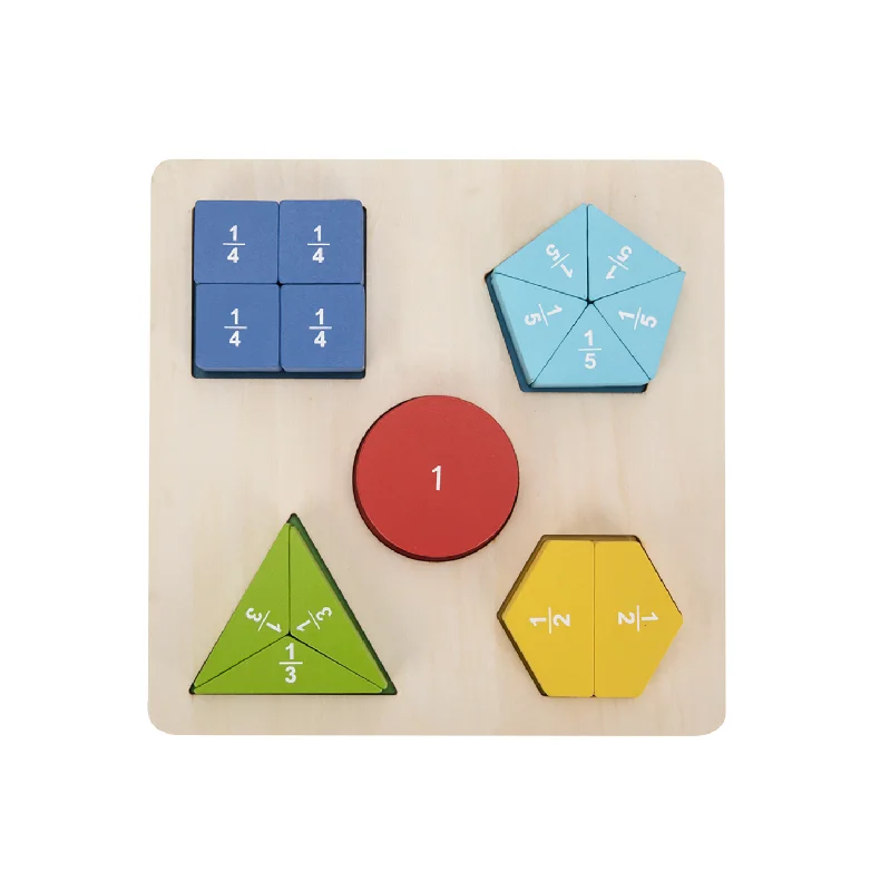 Wooden guitars for pretend musicians​ Wooden Fraction Puzzle