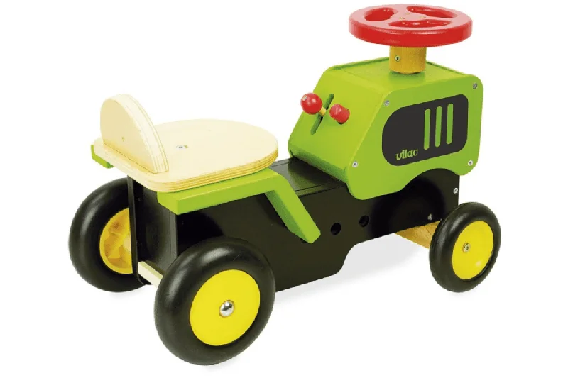 Wooden building blocks for creative construction​ Tractor Ride On