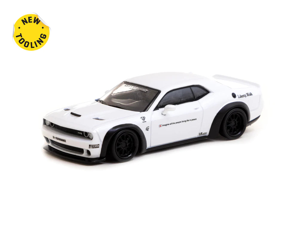 Railroad tunnels for trains to pass through mountains​ Tarmac 1/64 LB-WORKS Dodge Challenger SRT Hellcat - White
