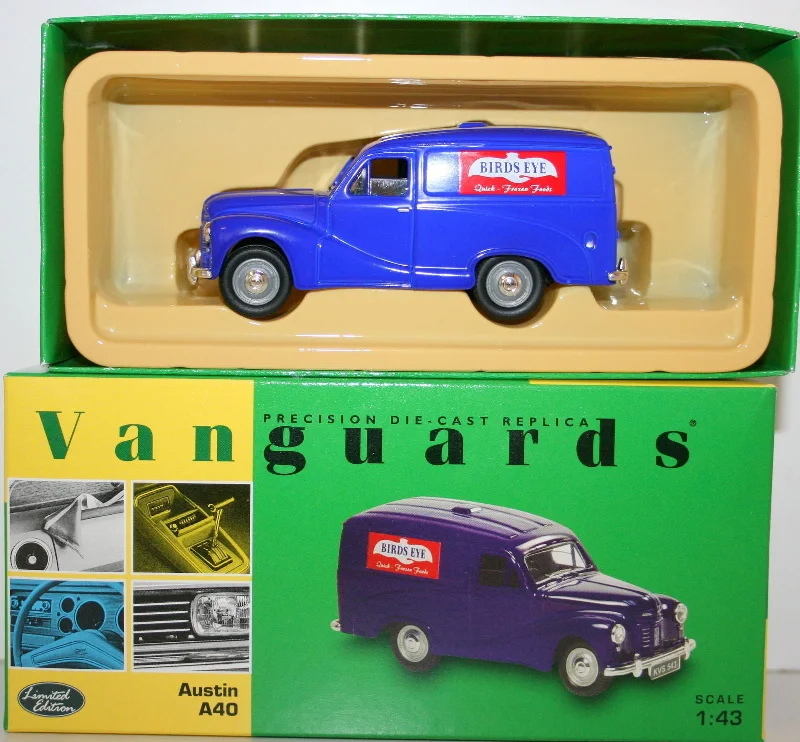 Vehicle wraps for advertising and style​ Vanguards 1/43 Scale VA00317 - Austin A40 Van - Birds Eye