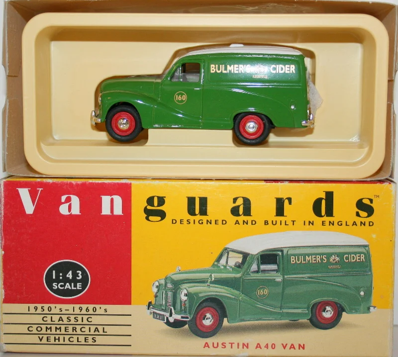 Train observation cars for scenic views​ VANGUARDS 1/43 VA3007 AUSTIN A40 VAN BULMER'S CIDER