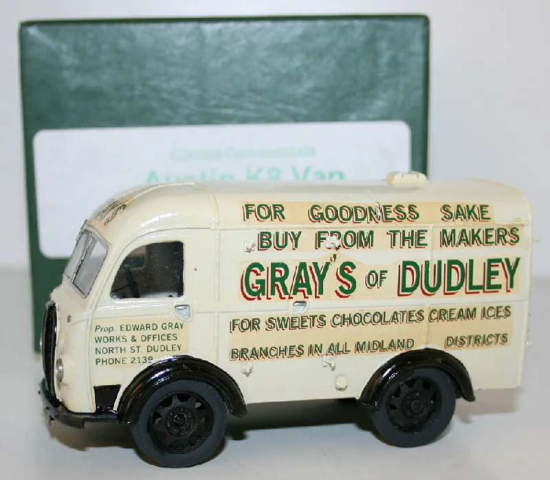 Train enthusiasts' clubs and events​ CLASSIC COMMERCIALS 1/43 SCALE - AUSTIN K8 VAN - RESIN - BUILT KIT MODEL