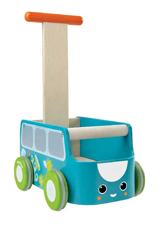 Wooden crib toys for baby entertainment​ Van Walker - Plan Toys