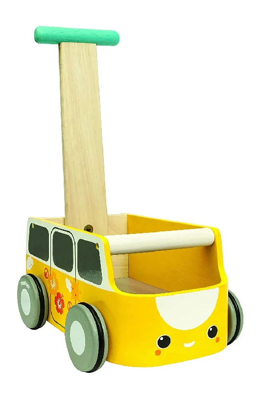 Wooden play stores for shopping pretend​ Van Walker - Plan Toys Yellow
