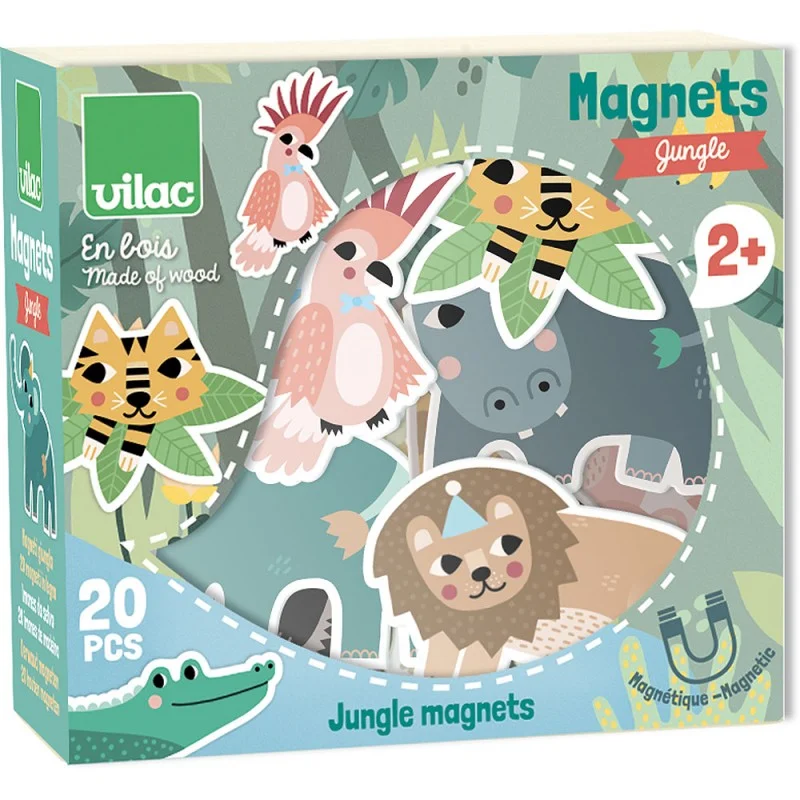 Wooden xylophones for making music​ Vilac Carlslund-Jungle Magnets