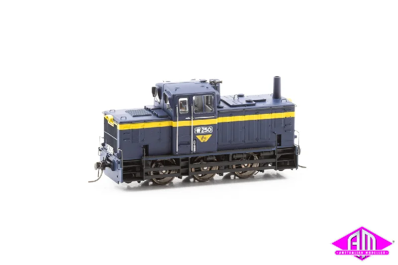 Muscle car model toys for automotive - performance fans​ W Class Locomotive W 250 Rebuilt Body VR Blue