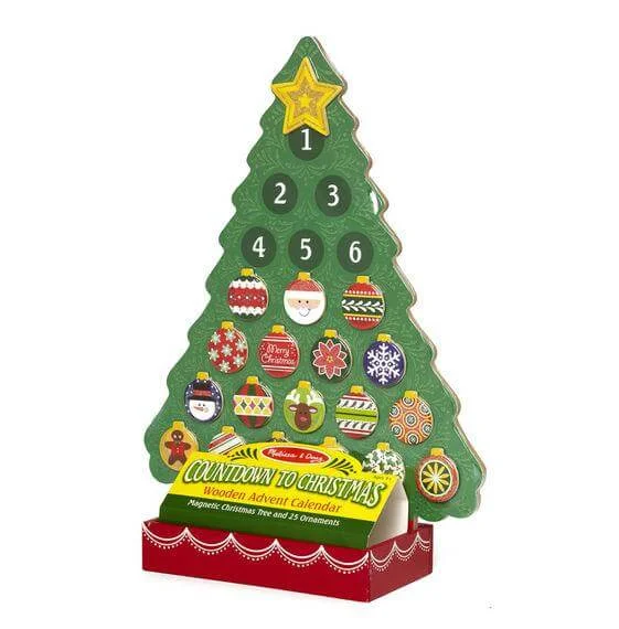 Wooden magnetic toys for scientific exploration​ Wooden Advent Calendar Melissa and Doug