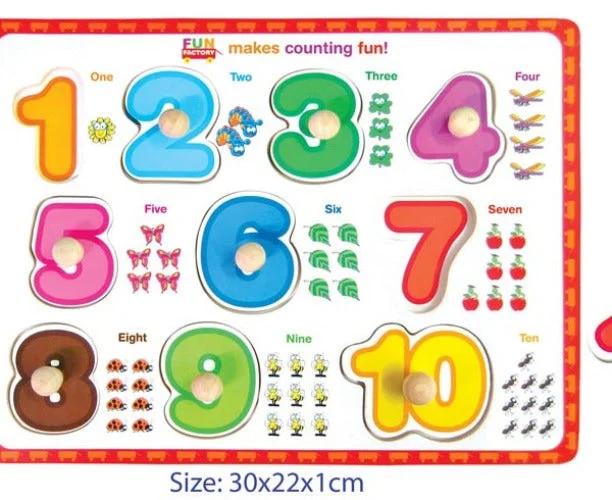 Wooden checkers sets for traditional games​ Wooden knob Puzzle Numbers