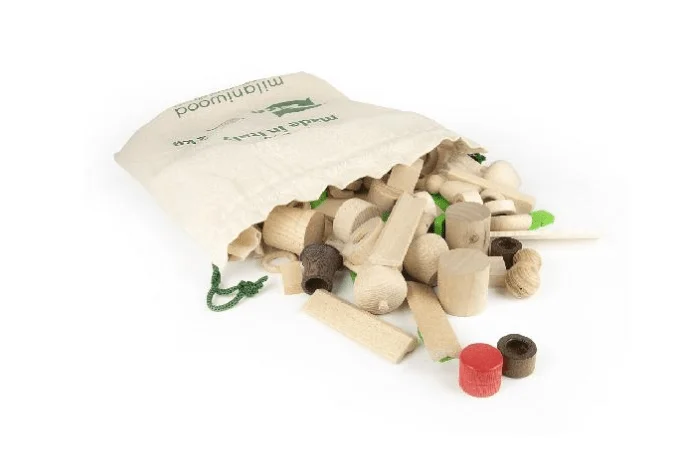 Wooden magnetic toys for scientific exploration​ Wooden Loose Parts by Milaniwood