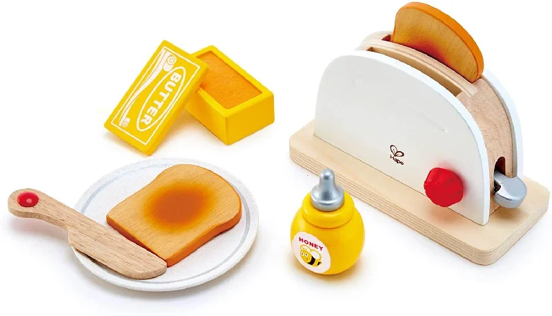 Wooden board games for family entertainment​ Wooden Pop-Up Toaster Set
