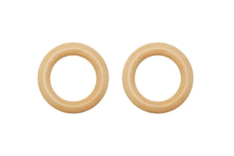 Wooden play skateboards for extreme sports play​ Wooden Rings (Set of 2)