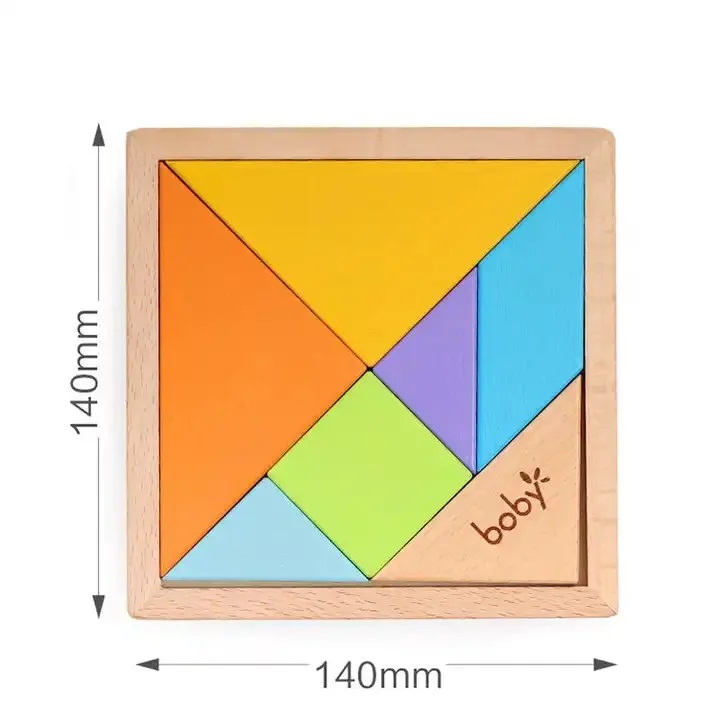 Wooden play restaurants for role - playing​ Wooden Tangram Puzzle