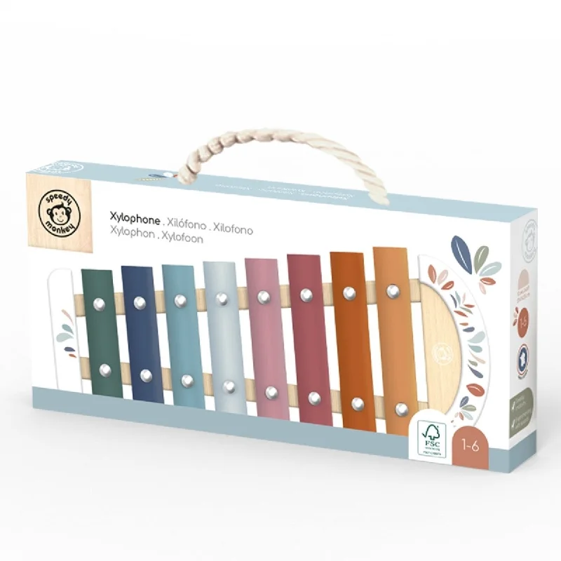 Wooden kaleidoscopes for visual exploration​ Xylophone Musical Toy | Speedy Monkey