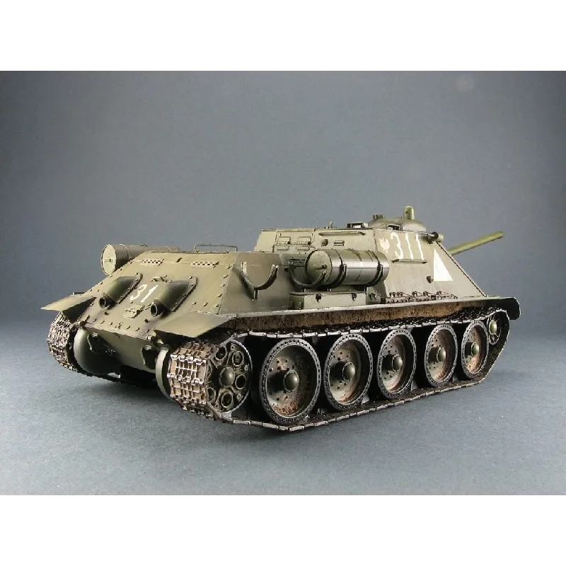Mining - camp model toys for resource - extraction exploration​ Zvezda 1/35 Soviet SU-85 Self Propelled Gun